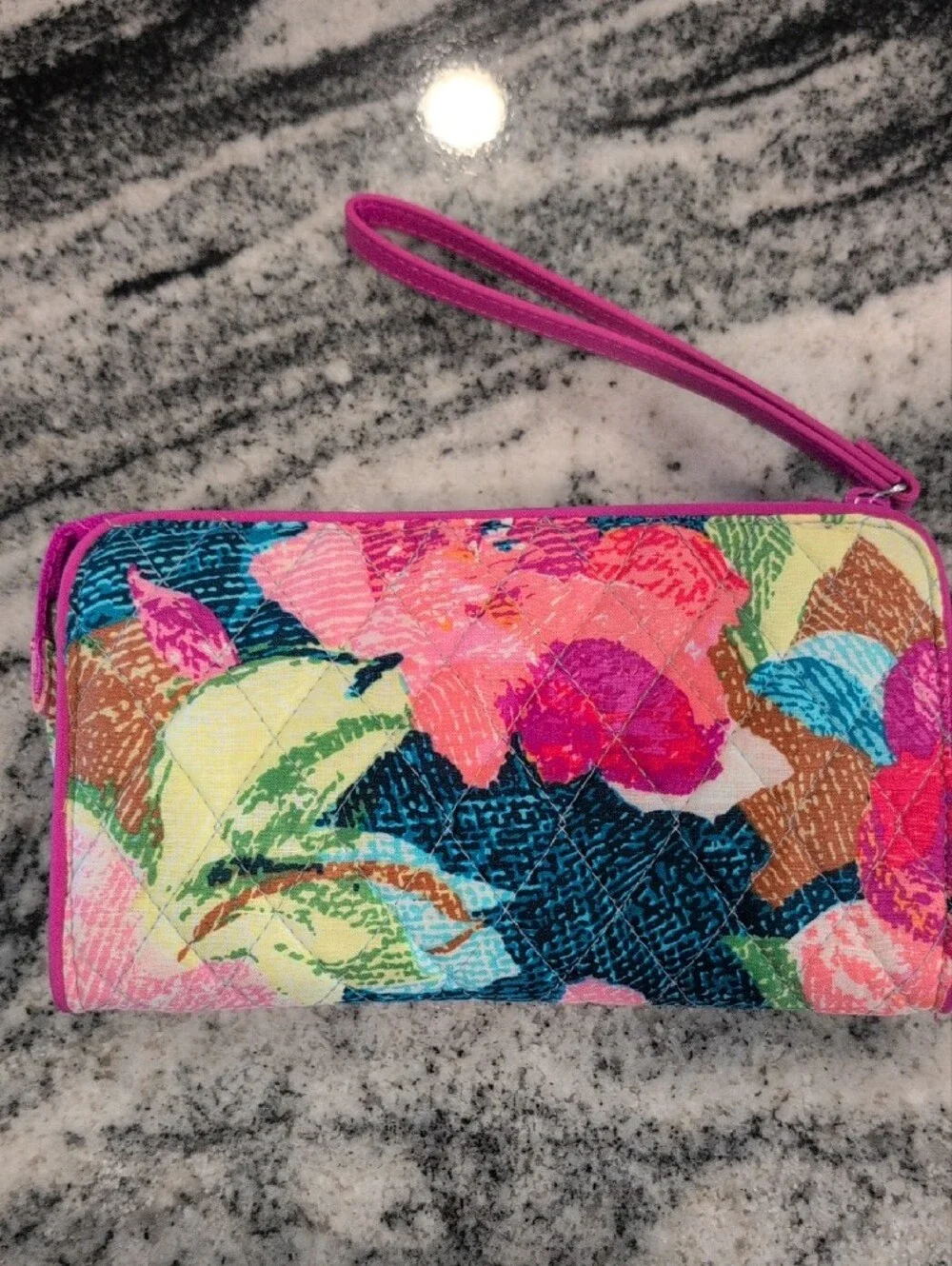 Vera Bradley RFID Phone Floral Superbloom Wallet Wristlet
